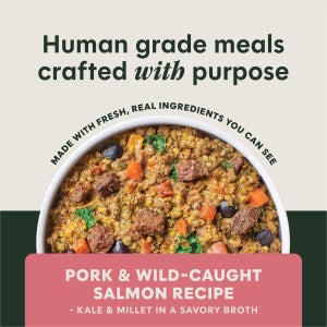 Instinct Freshly Crafted Meals Pork & Salmon Dog Food (11oz)