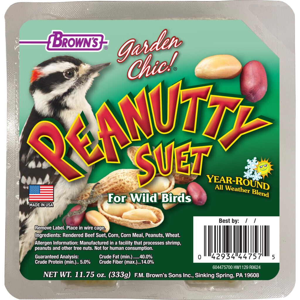 FM Brown's Garden Chic! Peanutty Suet 11.75 oz