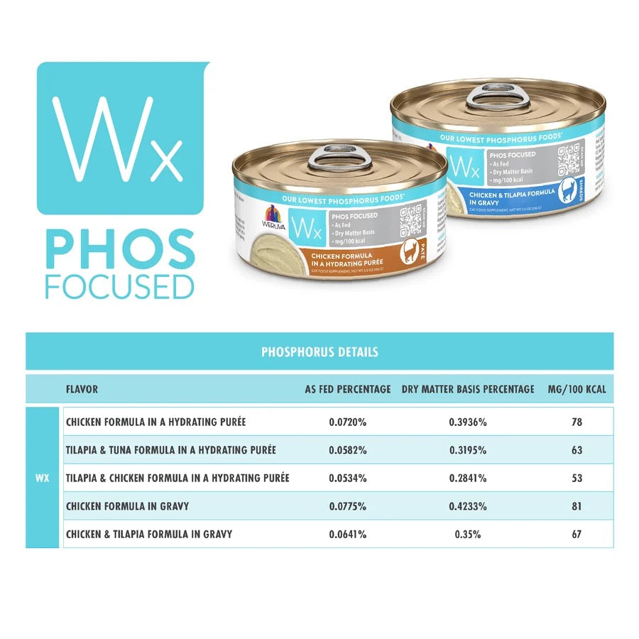Weruva Wx Phosphorus Focused Hydrating Chicken Puree (5.5oz)