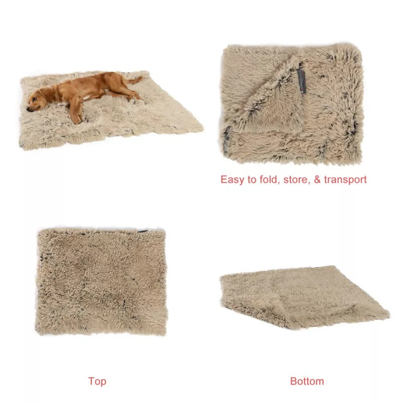 Best Friends by Sheri Blanket Shag Taupe 30x40