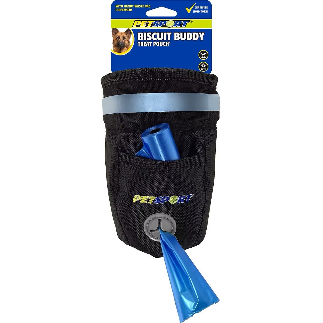 Petsport Bisucit Buddy Treat Pouch with Bag Dispenser
