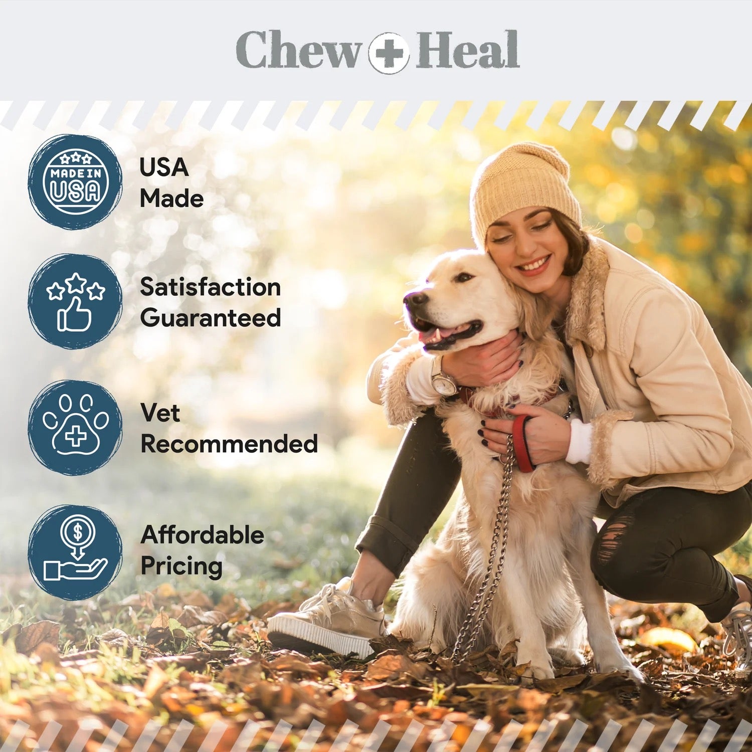 Chew + Heal Digestive Enzymes with Probiotics 120 Soft Chews