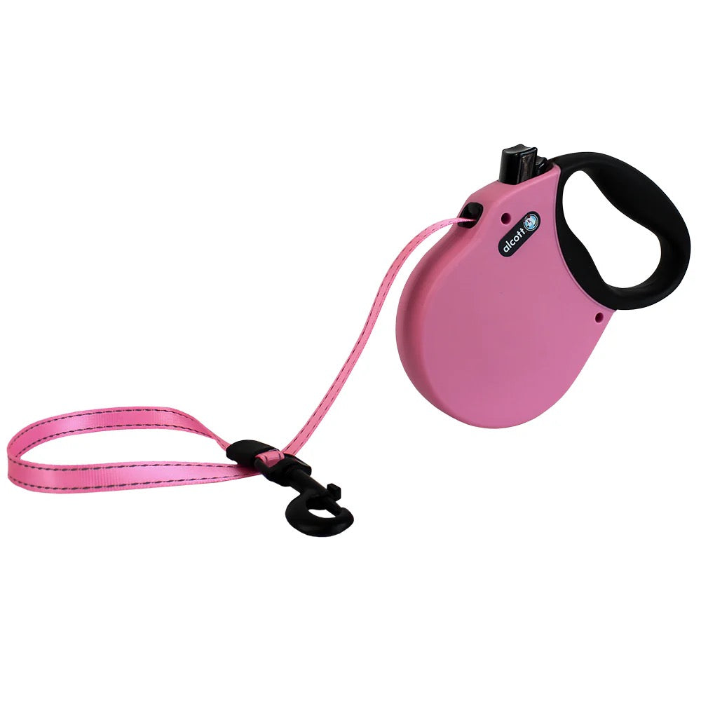 Alcott Adventure Retractable Belt Leash (Pink)