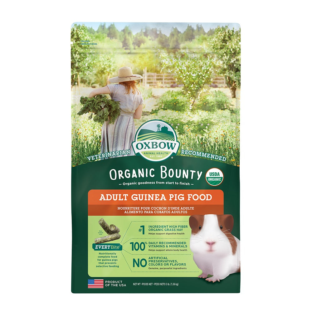 3lb Oxbow Organic Bounty Adult Guinea Pig Food