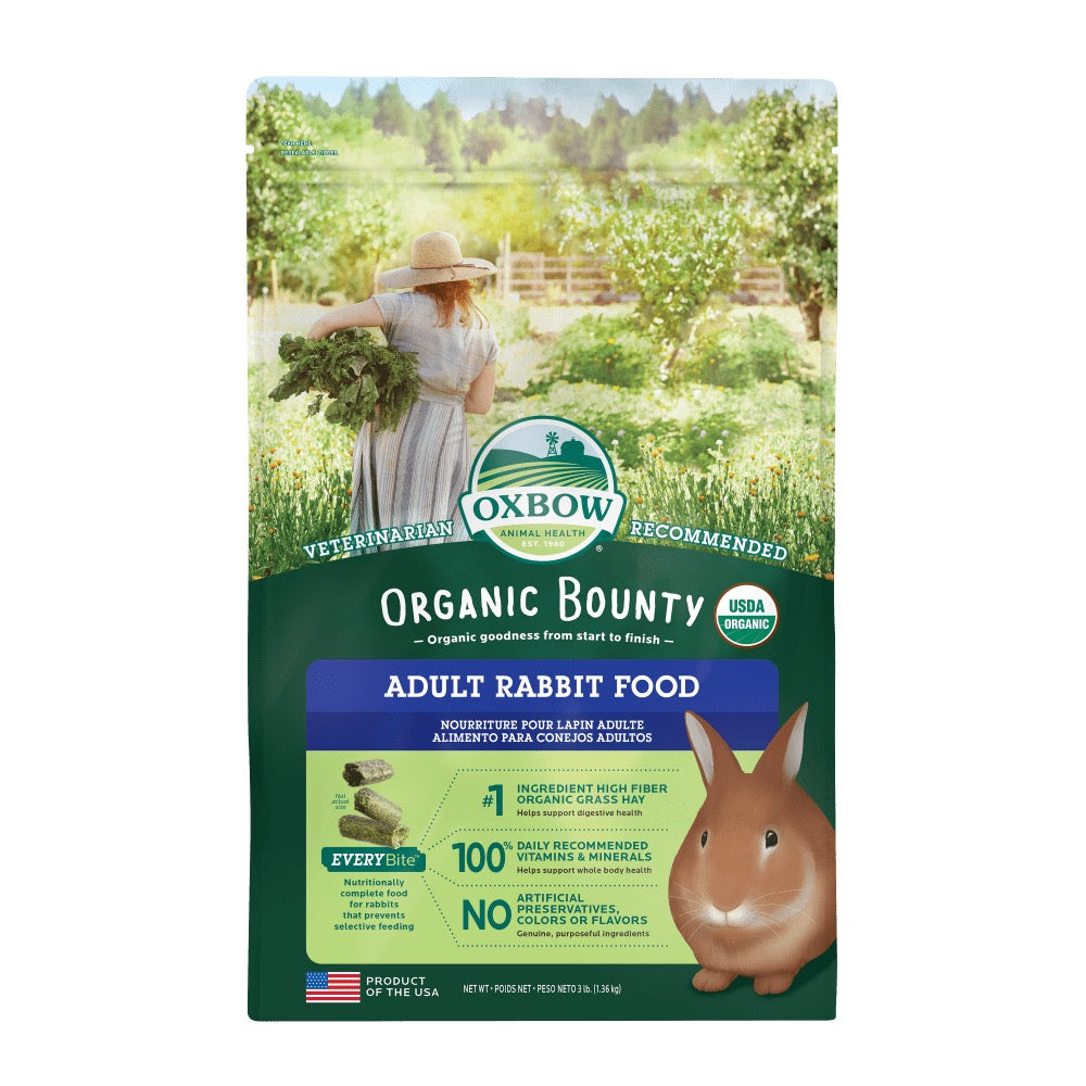 3lb Oxbow Organic Bounty Adult Rabbit Food