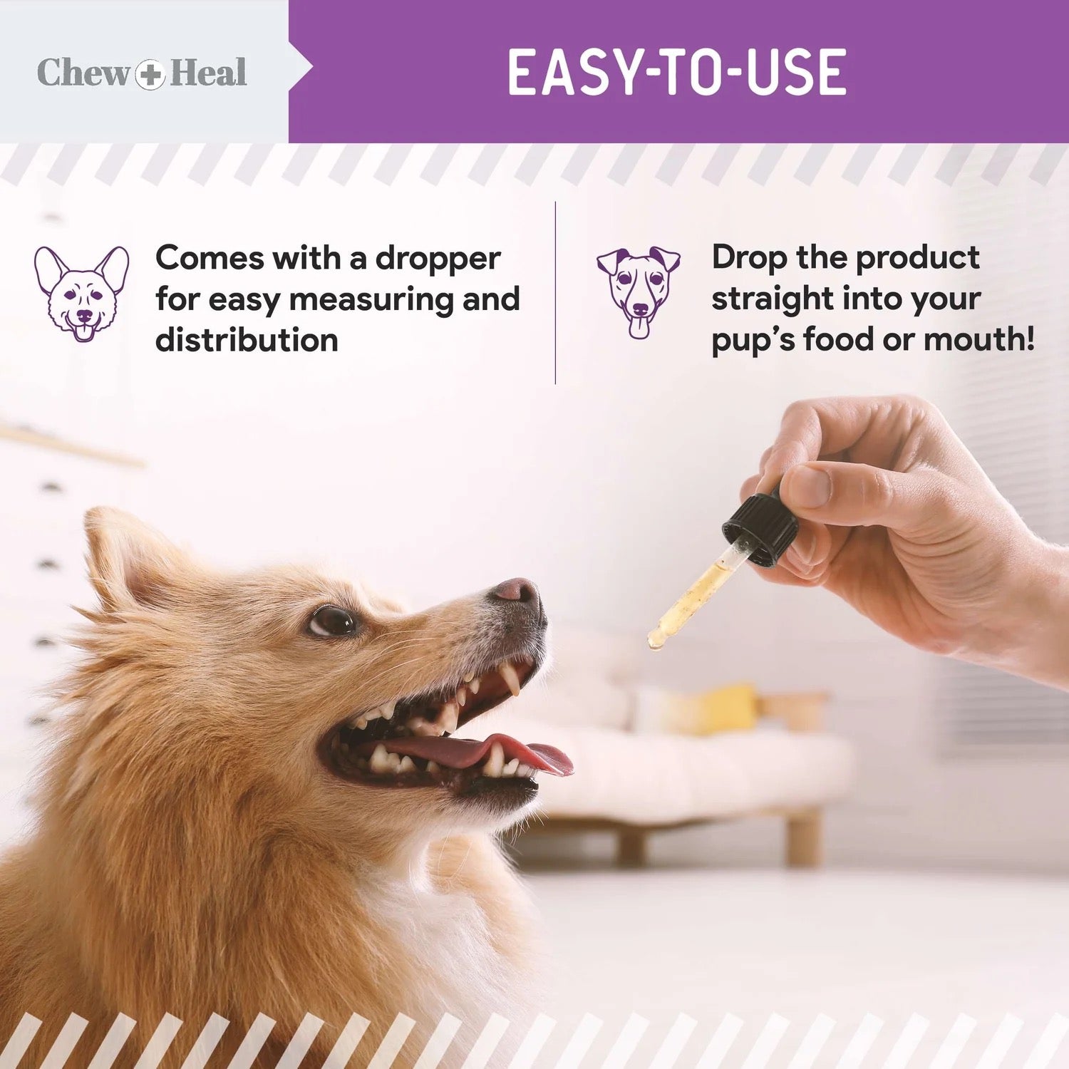 Chew + Heal Milk Thistle Tincture with Moringa & Salmon Oil for Dogs 2oz