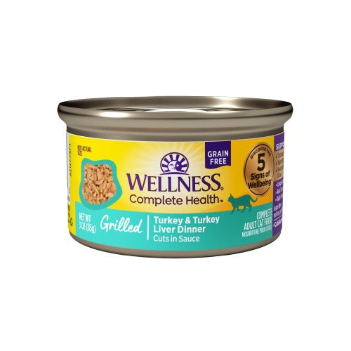 Wellness Complete Health Grilled Turkey & Turkey Liver Wet Cat (3oz)