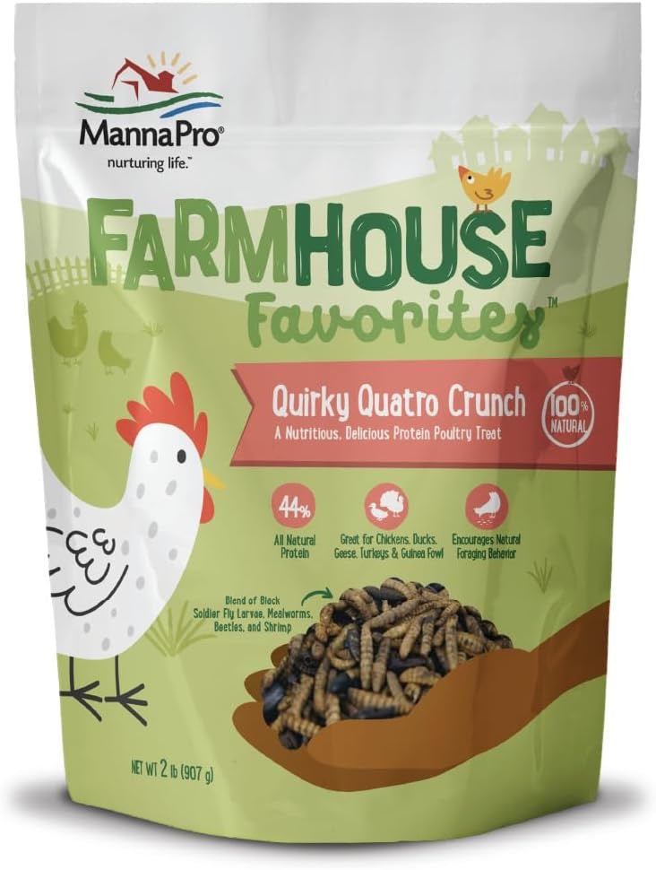 Manna Pro Farmhouse Favorites Quirky Quatro Crunch (2lb)