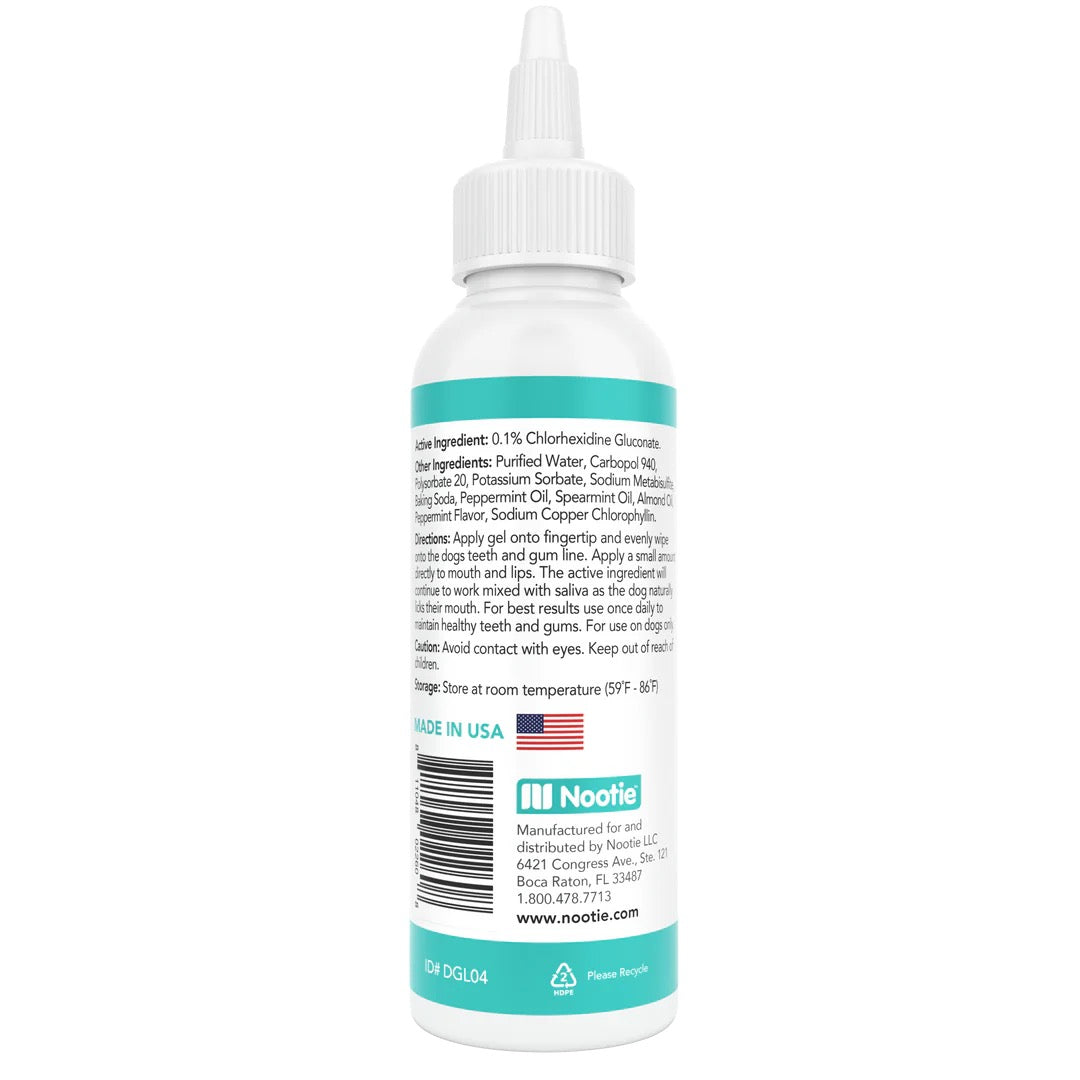 4oz Nootie Antimicrobial Dental Gel for Dogs