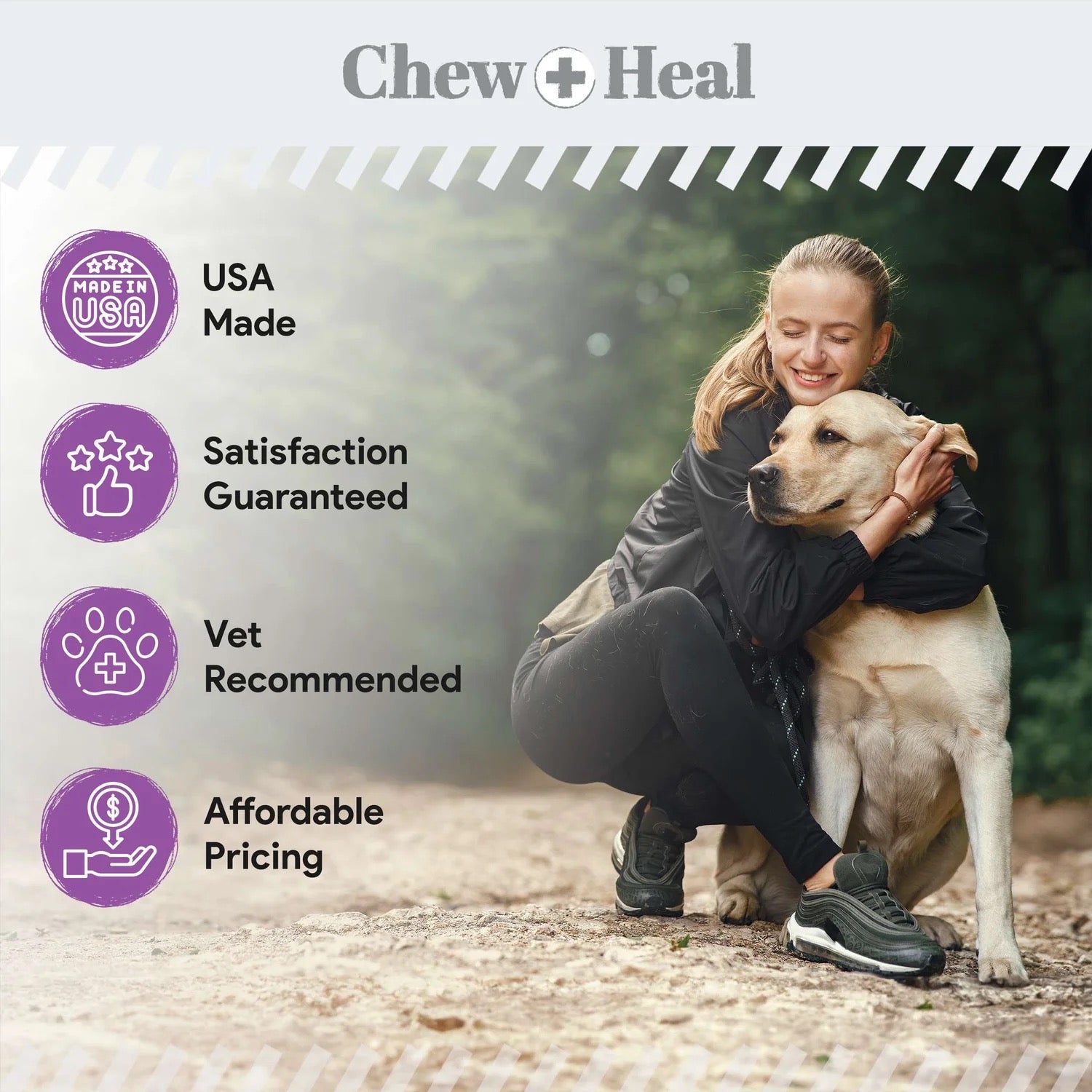 Chew + Heal Milk Thistle Tincture with Moringa & Salmon Oil for Dogs 2oz
