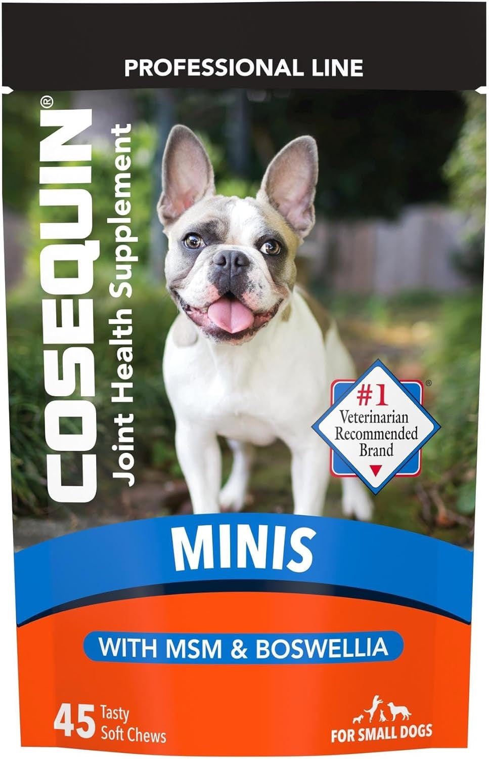 Nutramax Cosequin Plus MSM & Boswellia Mini Chews for Dogs (45 ct)
