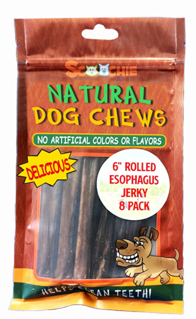 Scoochie 6IN Rolled Esophagus 8PK