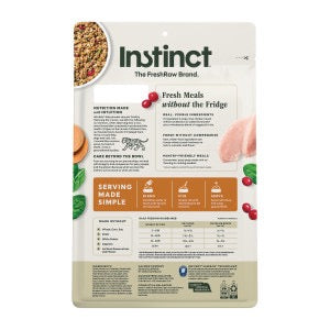 Instinct Fresh Dried Meal Blends Freeze Dried Chicken & Harvest Blend Dog Food (3oz)