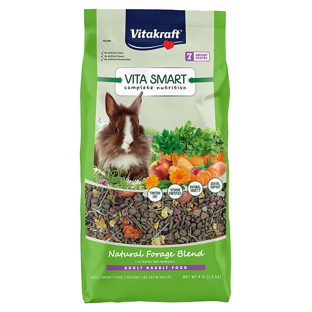 8lb Vitakraft Vita Smart Adult Rabbit Food