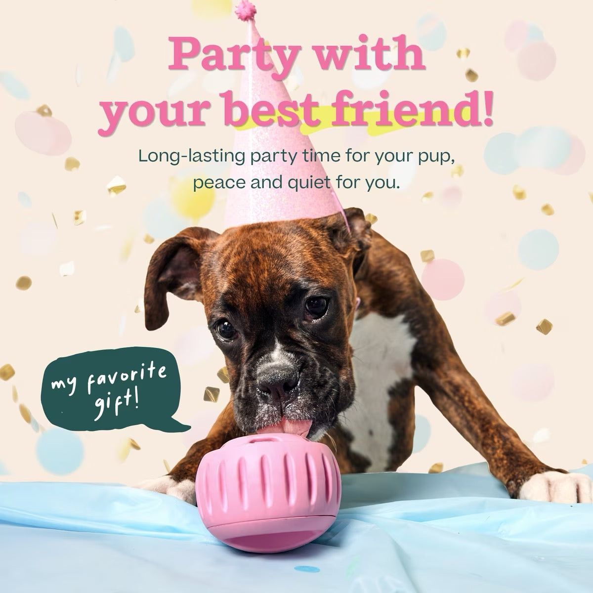Woof Popsicle Birthday Small Dog Toy