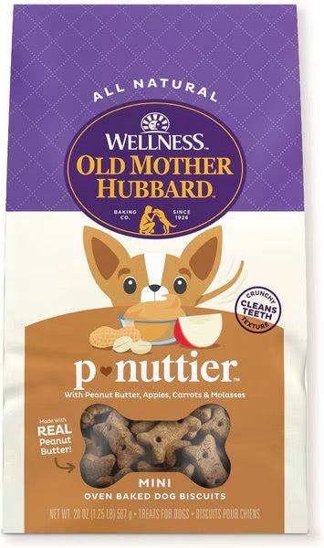 Old Mother Hubbard P-Nuttier Mini Crunchy Dog Treats (20oz)