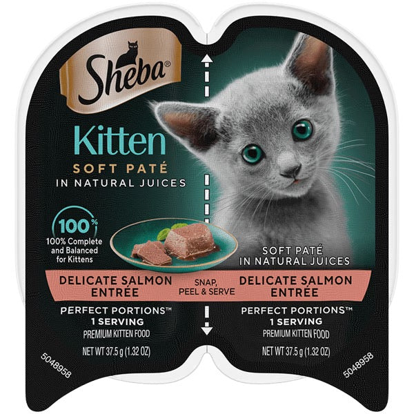 Sheba Perfect Portions Kitten Pate Salmon Entree Wet Cat Food (2.65oz)