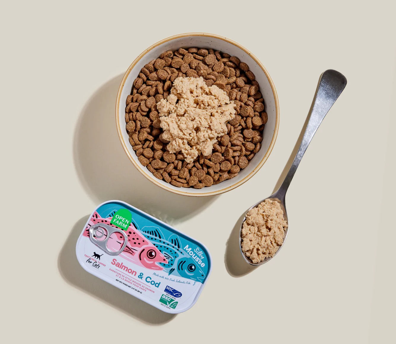 Open Farm Grain Free Salmon & Cod Topper for Cats (3.17oz)