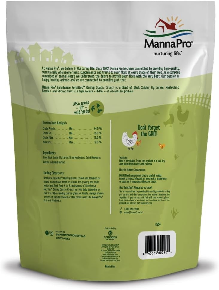Manna Pro Farmhouse Favorites Quirky Quatro Crunch (2lb)