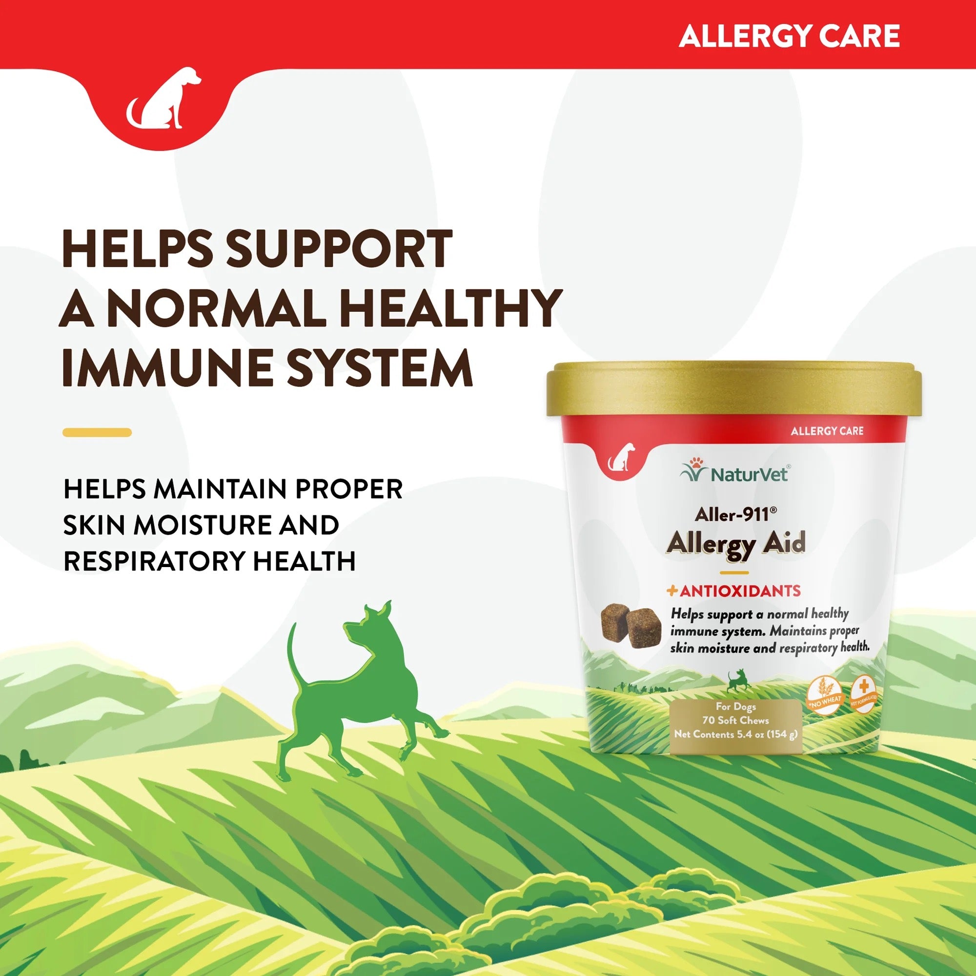 Naturvet Aller-911 Antioxidant Chew