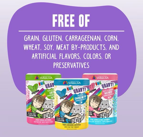 BFF OMG Charm Me Tuna & Chicken Wet Cat Pouch (3oz)