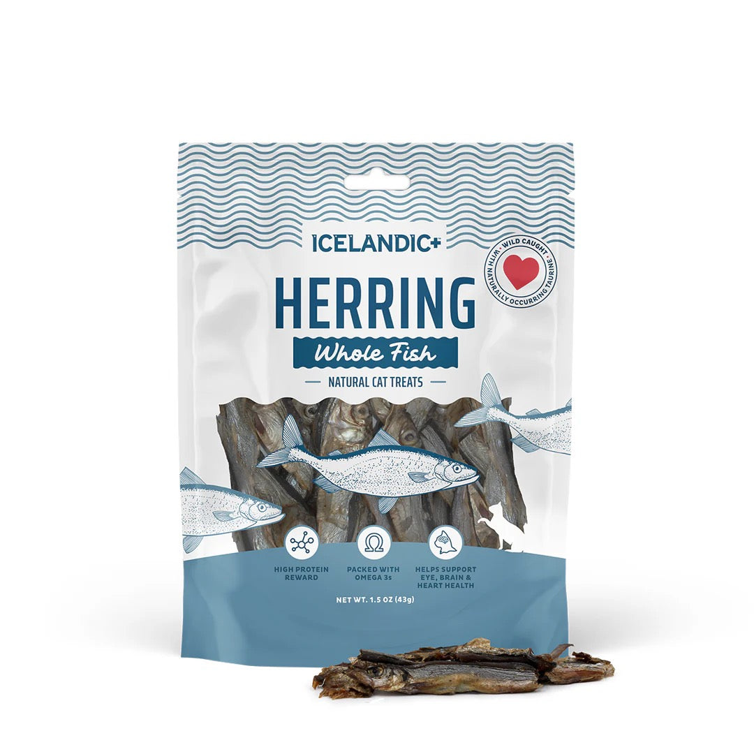 Icelandic Herring Whole Fish Cat Treats (1oz)