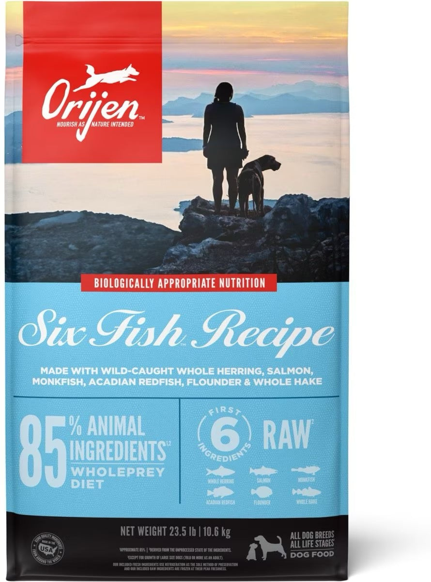 Origjen Six Fish Dry Dog Food (23.5lb)