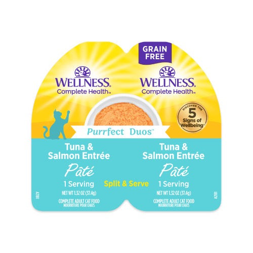Wellness Complete Health Perfect Duos Grain Free Tuna & Salmon Pate (2.64oz)