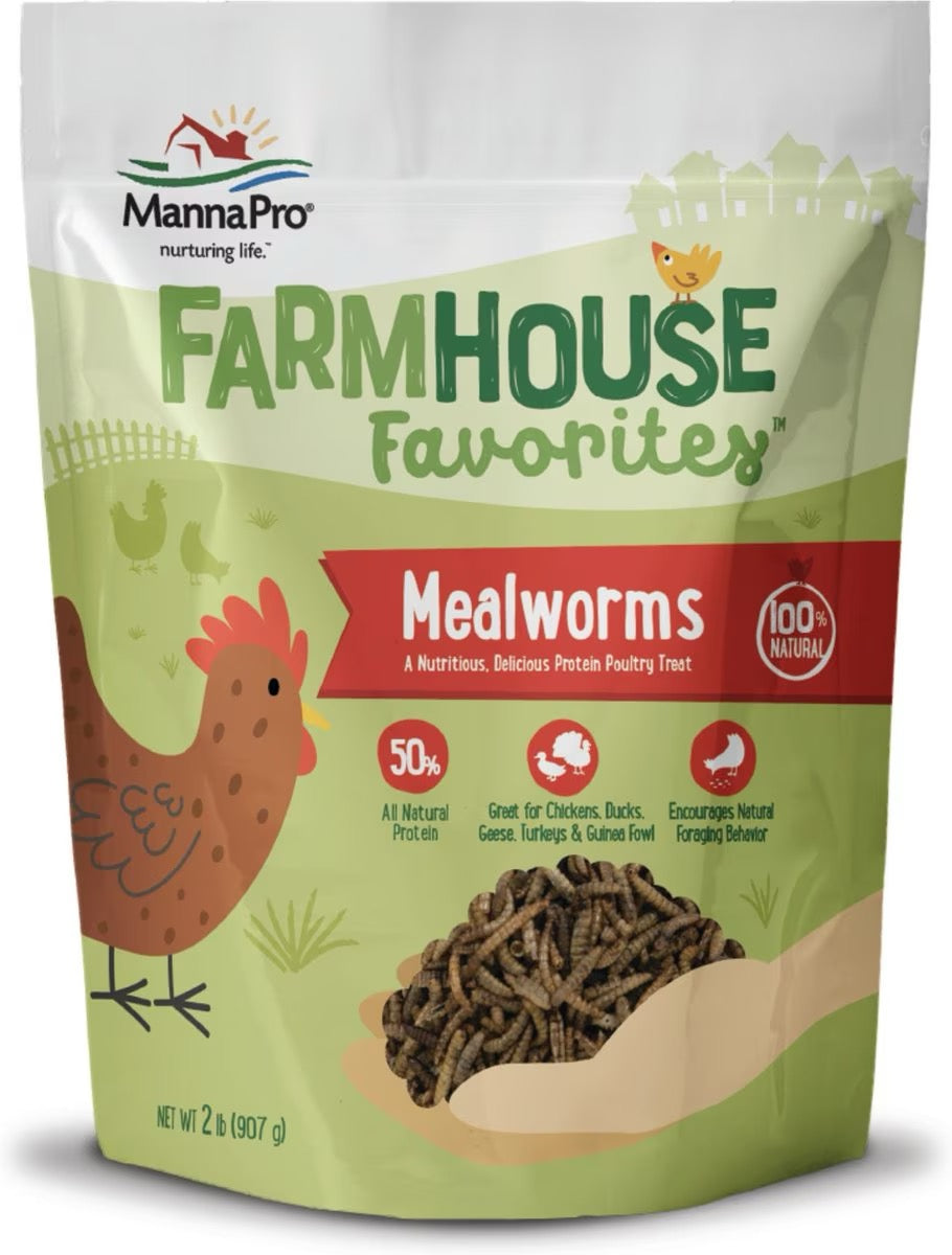 Manna Pro Farmhouse Favorites Mealworms (10oz)