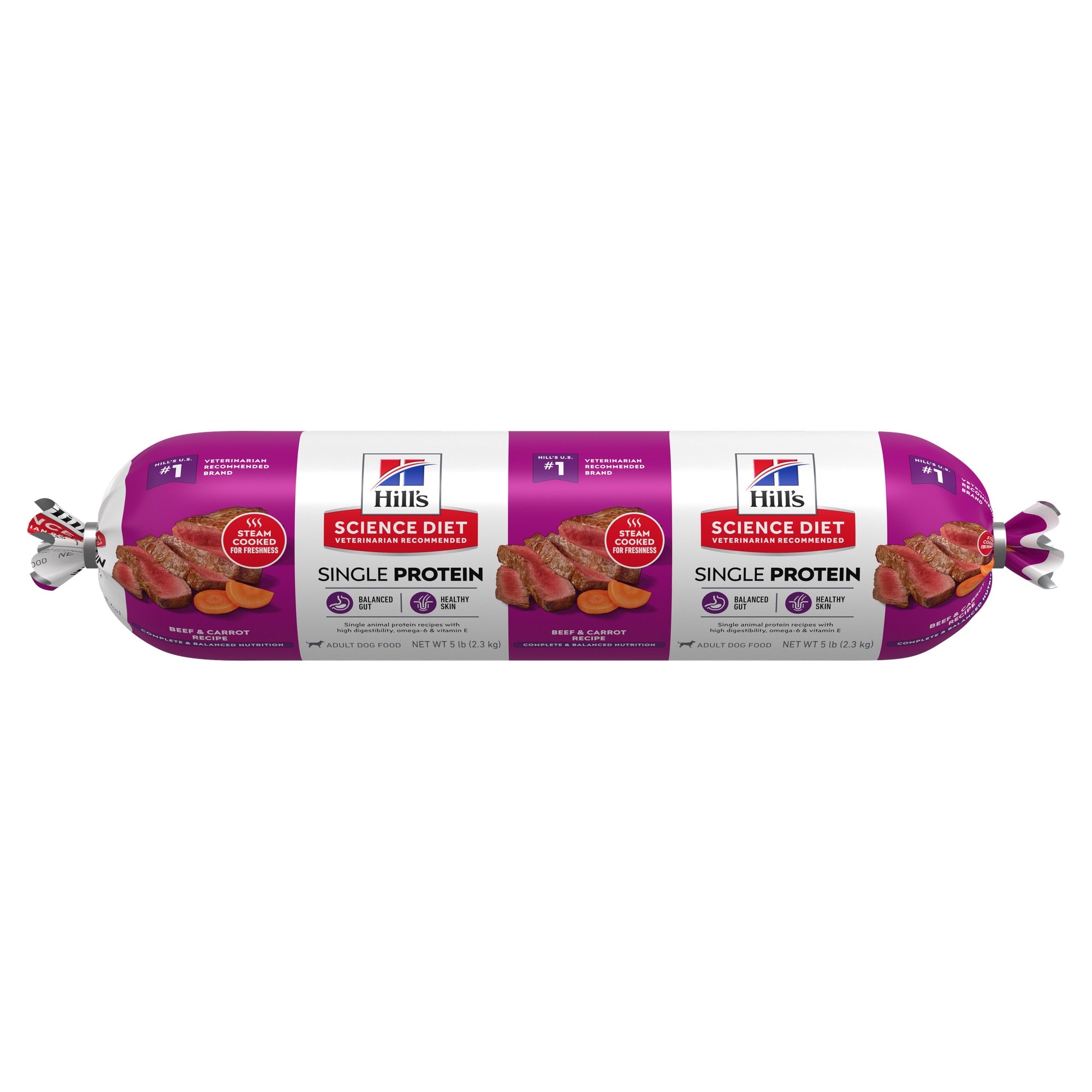Hill's Science Diet Adult Single Protein Beef & Carrot Recipe Refrigerated Fresh Dog Food