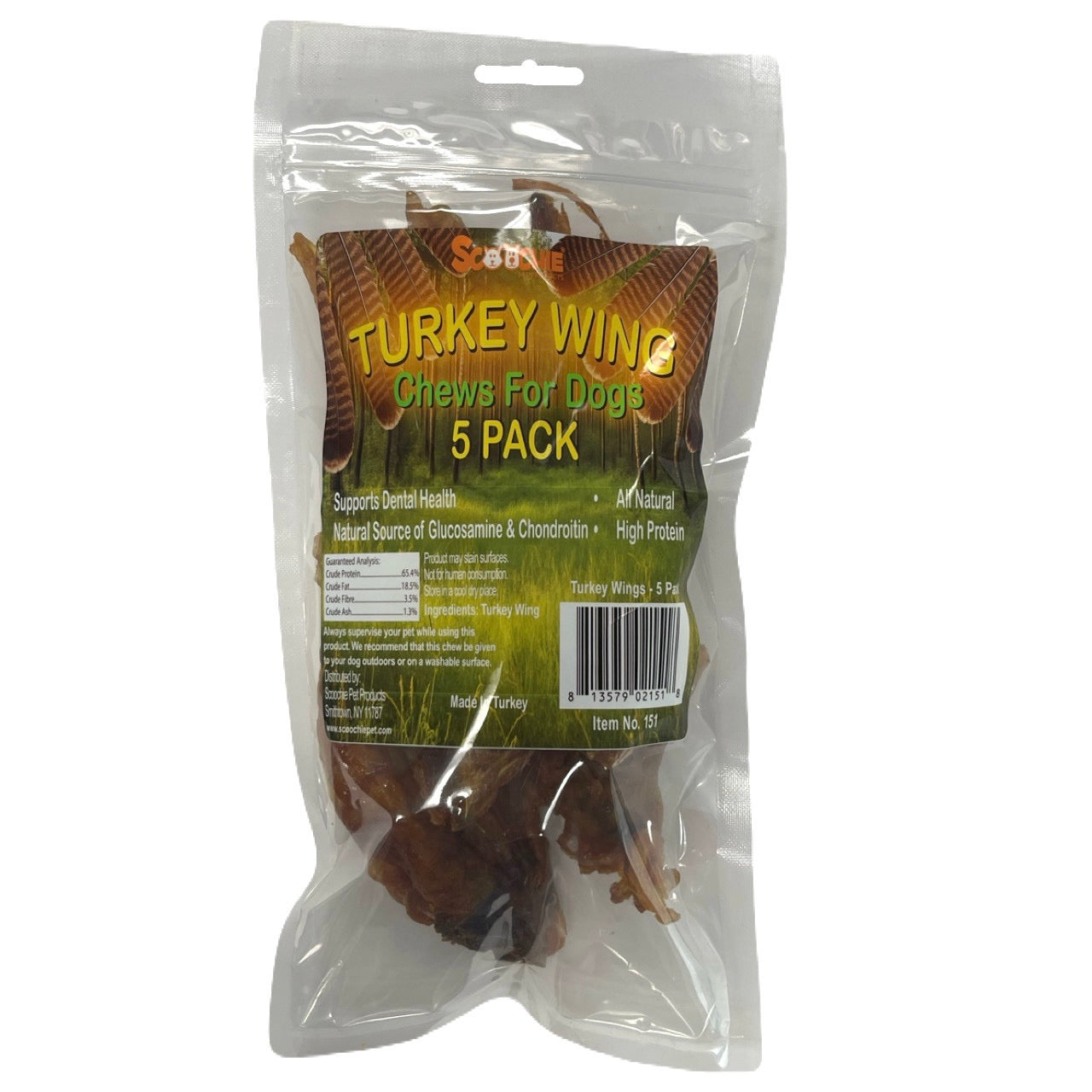 Scoochie Turkey Wing (5 Pack)