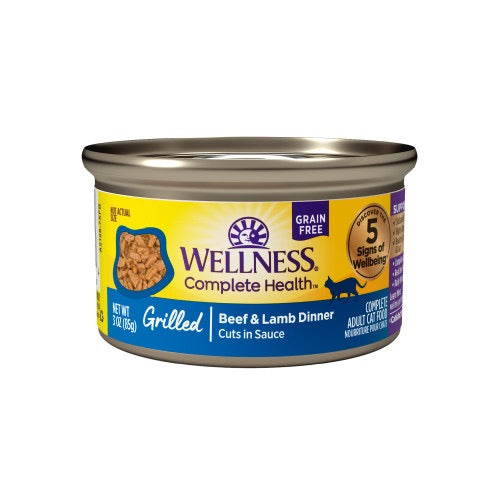 Wellness Complete Health Grain Free Grilled Beef & Lamb Liver Wet Cat (3oz)