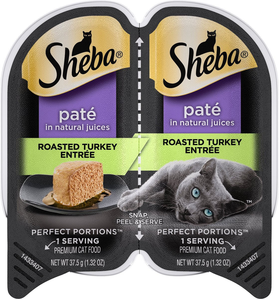 Sheba Perfect Portions Premium Pate Turkey Wet Cat Food (2.65oz)