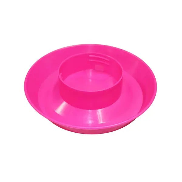 Little Giant Screw On Waterer Base Hot Pink (1qt)