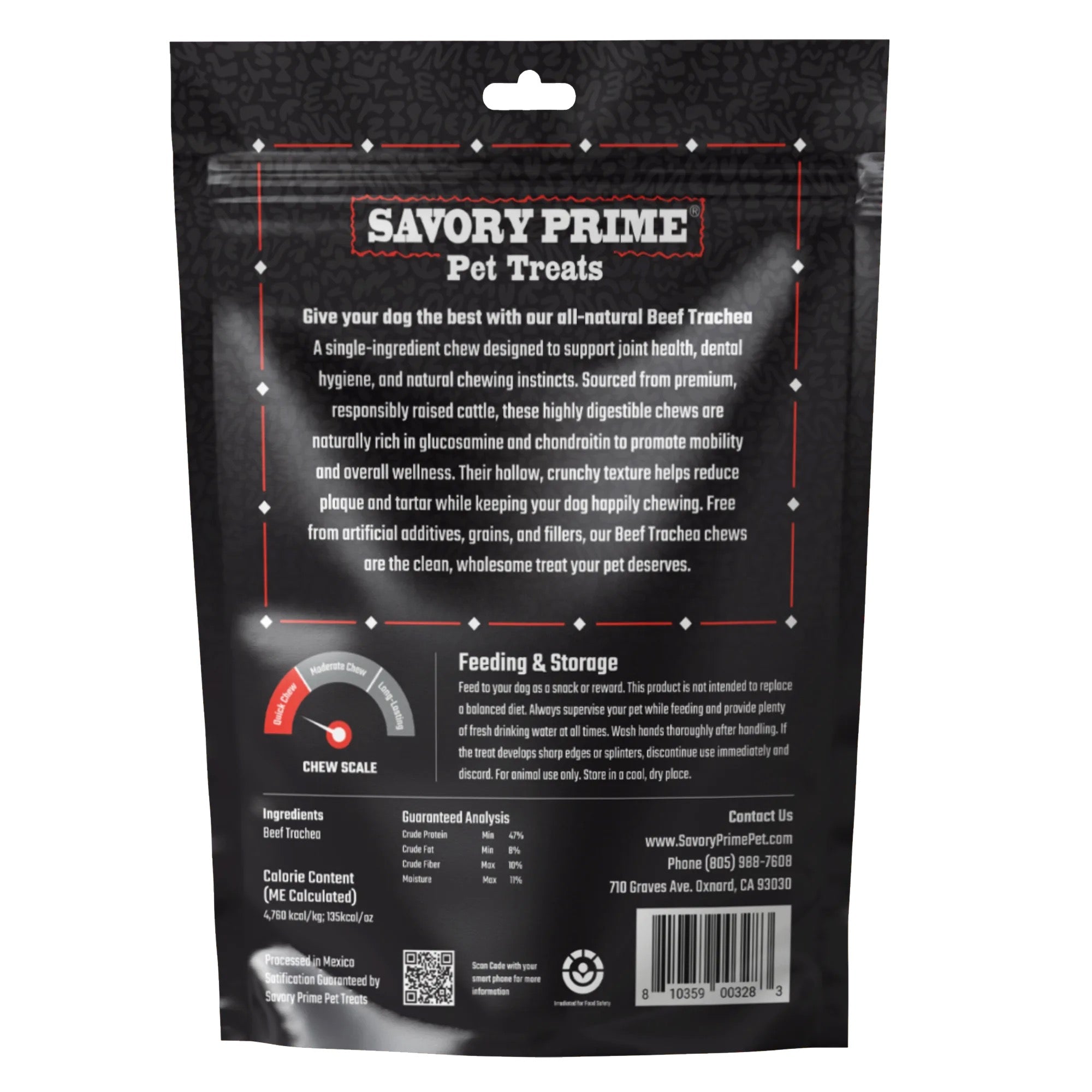 Savory Prime Naturals Beef Trachea