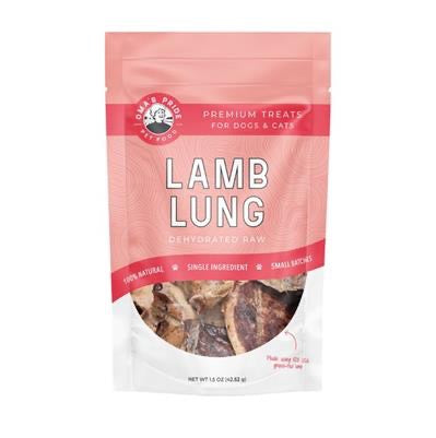 Oma's Pride Dehydrated Lamb Lung Dog & Cat Treats (1.5oz)