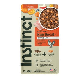 Instinct Raw Boost Whole Grain Gut Health w/ Chicken & Brown Rice (3.5lb)