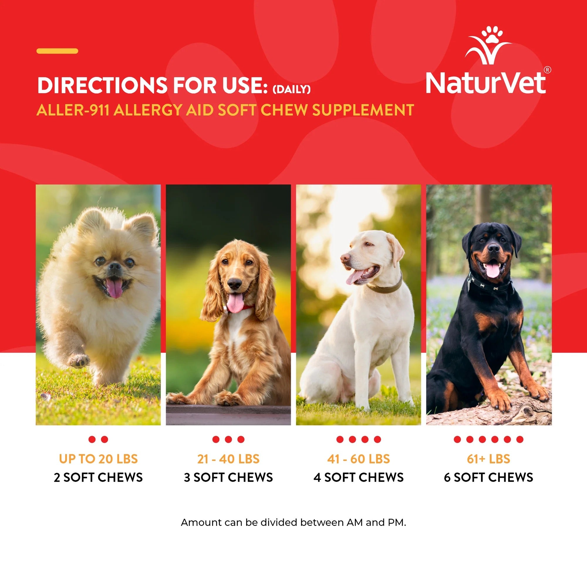 Naturvet Aller-911 Antioxidant Chew