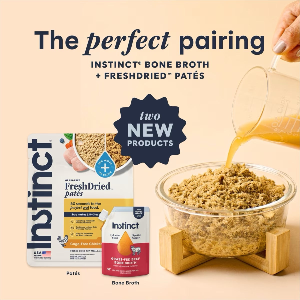 Instinct Cat Beef Bone Broth (16oz)