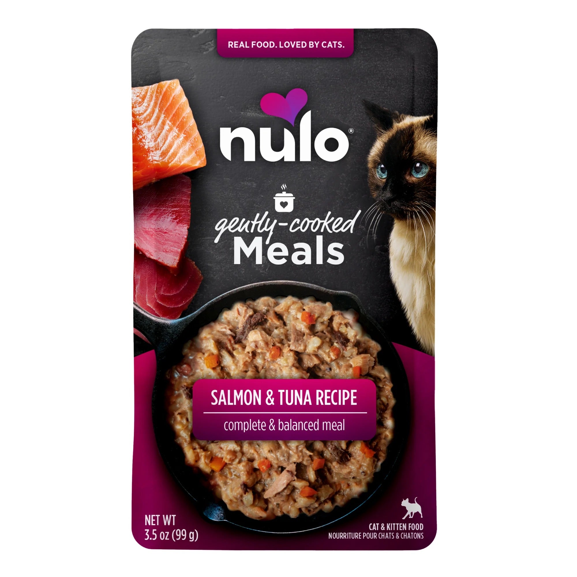 Nulo Gently Cooked Meals Salmon & Tuna Recipe Cat Pouch (3.5oz)