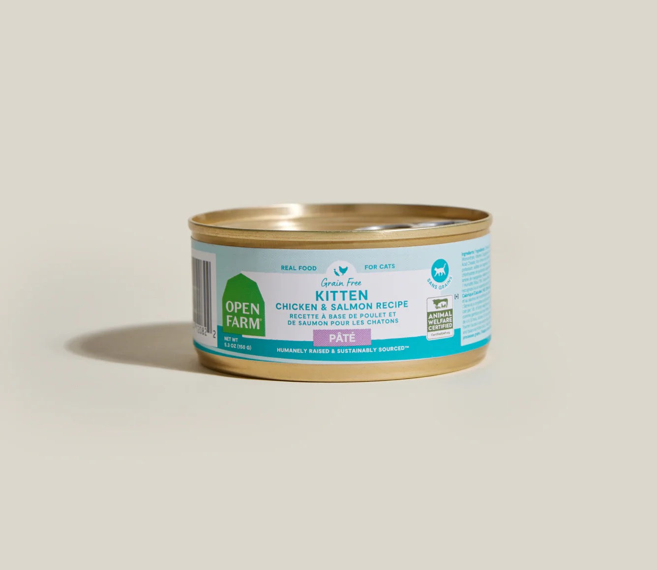 Open Farm Grain Free Kitten Chicken & Salmon Pate for Cats (2.8oz)