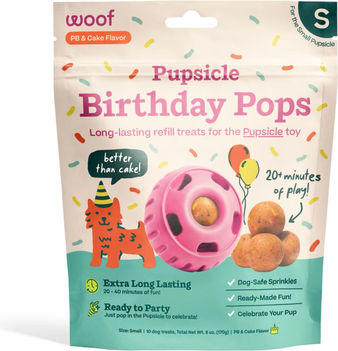 Woof Pupsicle Birthday Pops Refill Dog Treats