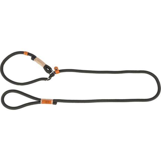 Trixie Riverstone Black Slip Leash (L-XL: DIAM 5.1 in)