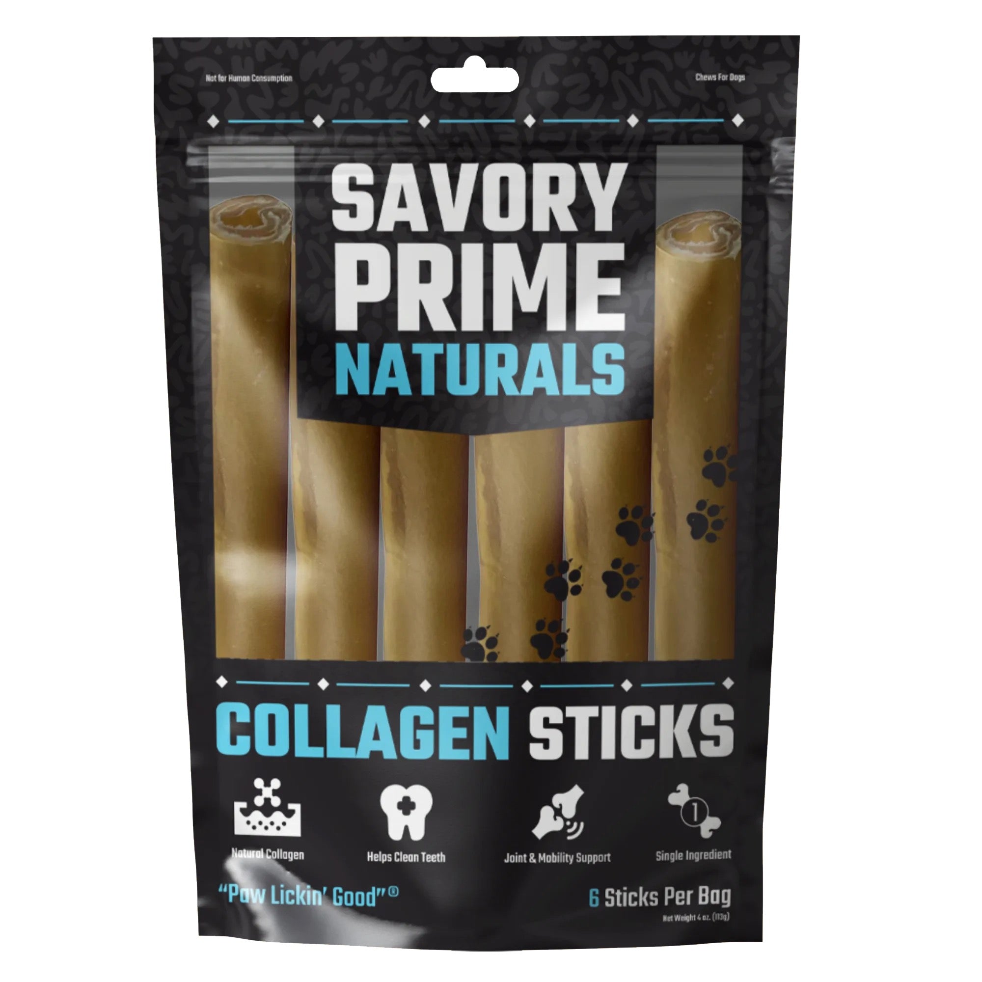 Savory Prime Naturals Collagen Sticks 6" (6ct)
