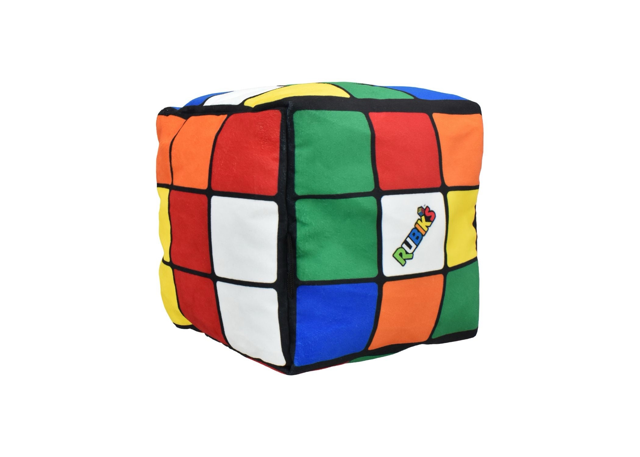 Multipet Rubik's Cube Plush Dog Toy (4")