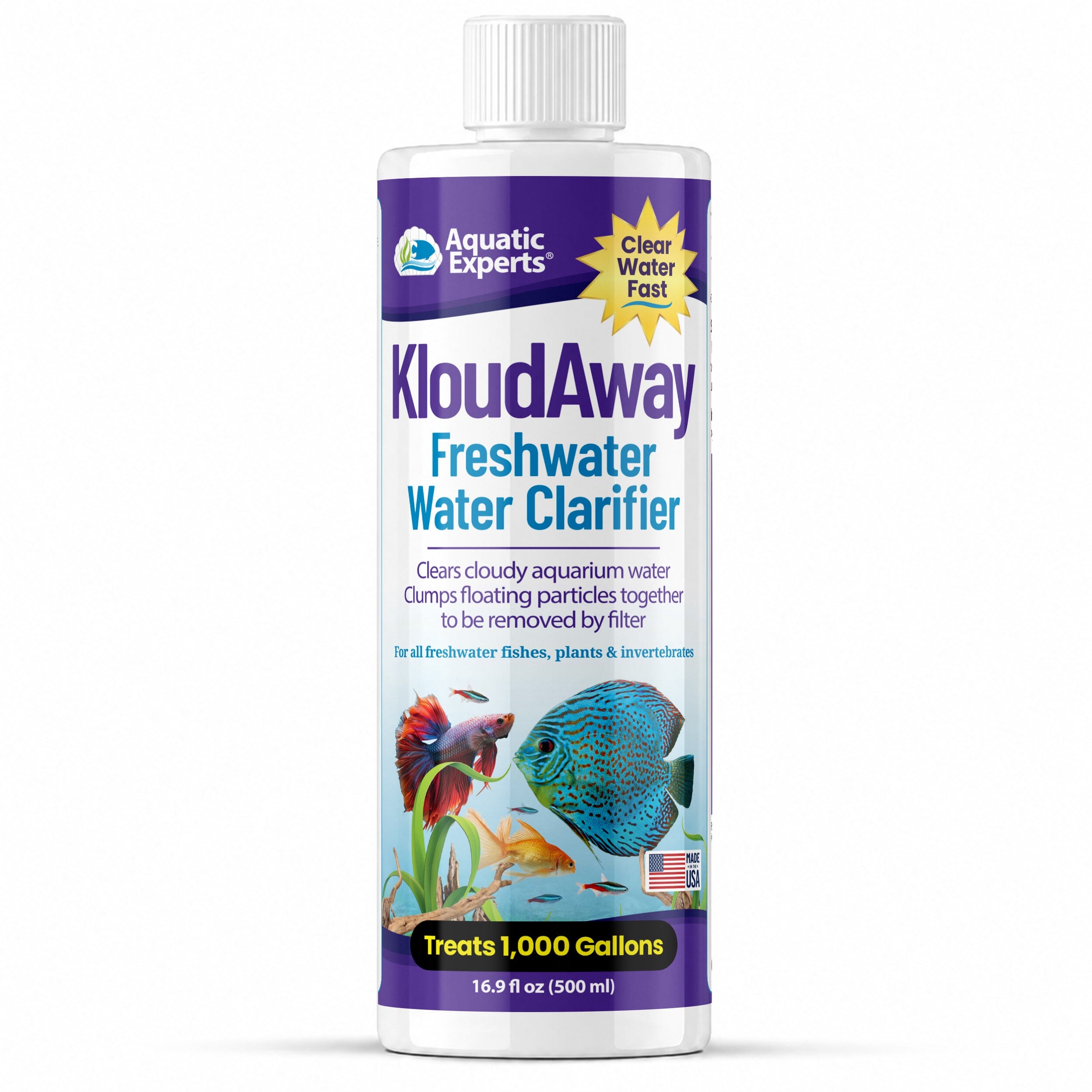 KloudAway Aquarium Water Clarifier 500ml – Freshwater Treatment | Aquatic Experts