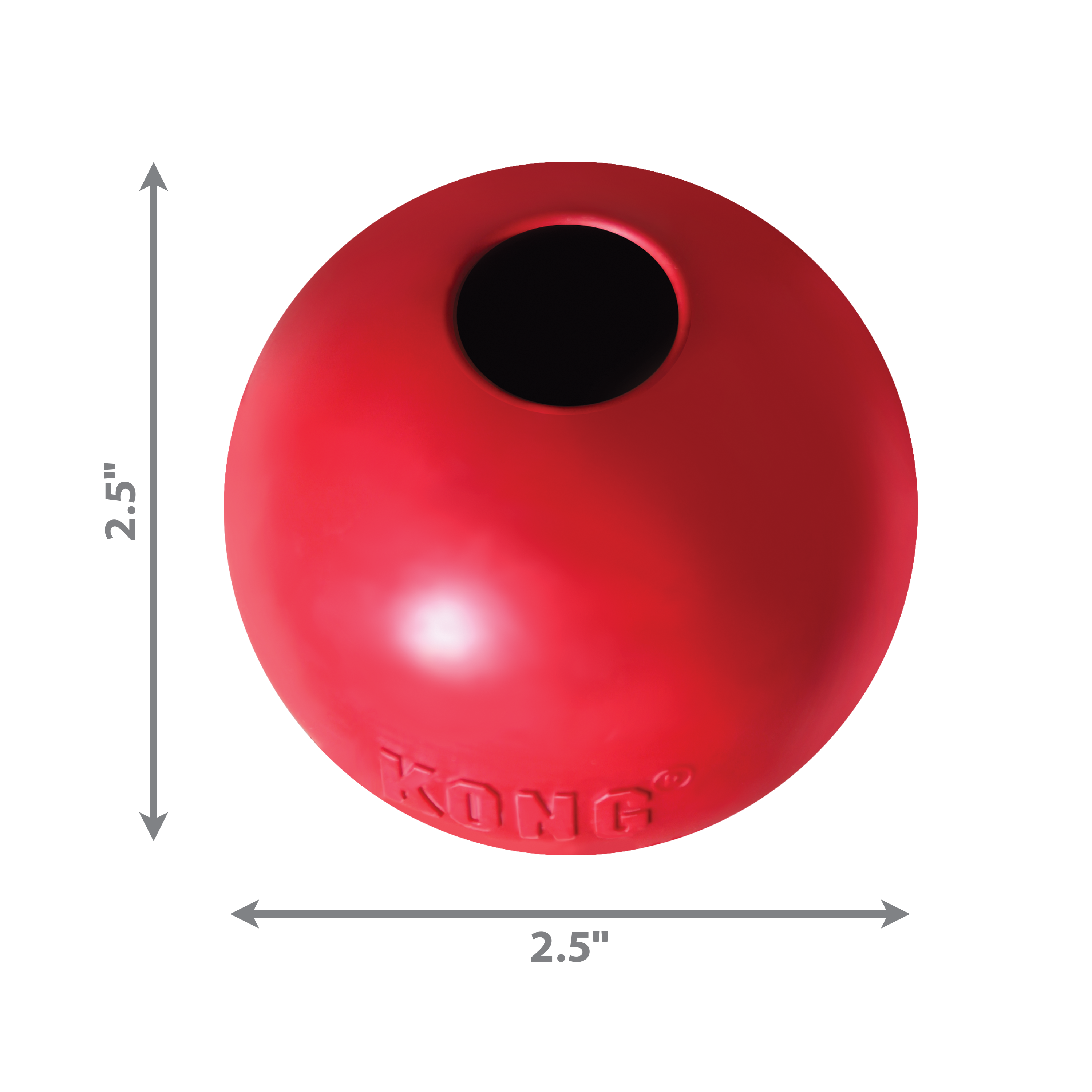 Kong Ball with Hole Small