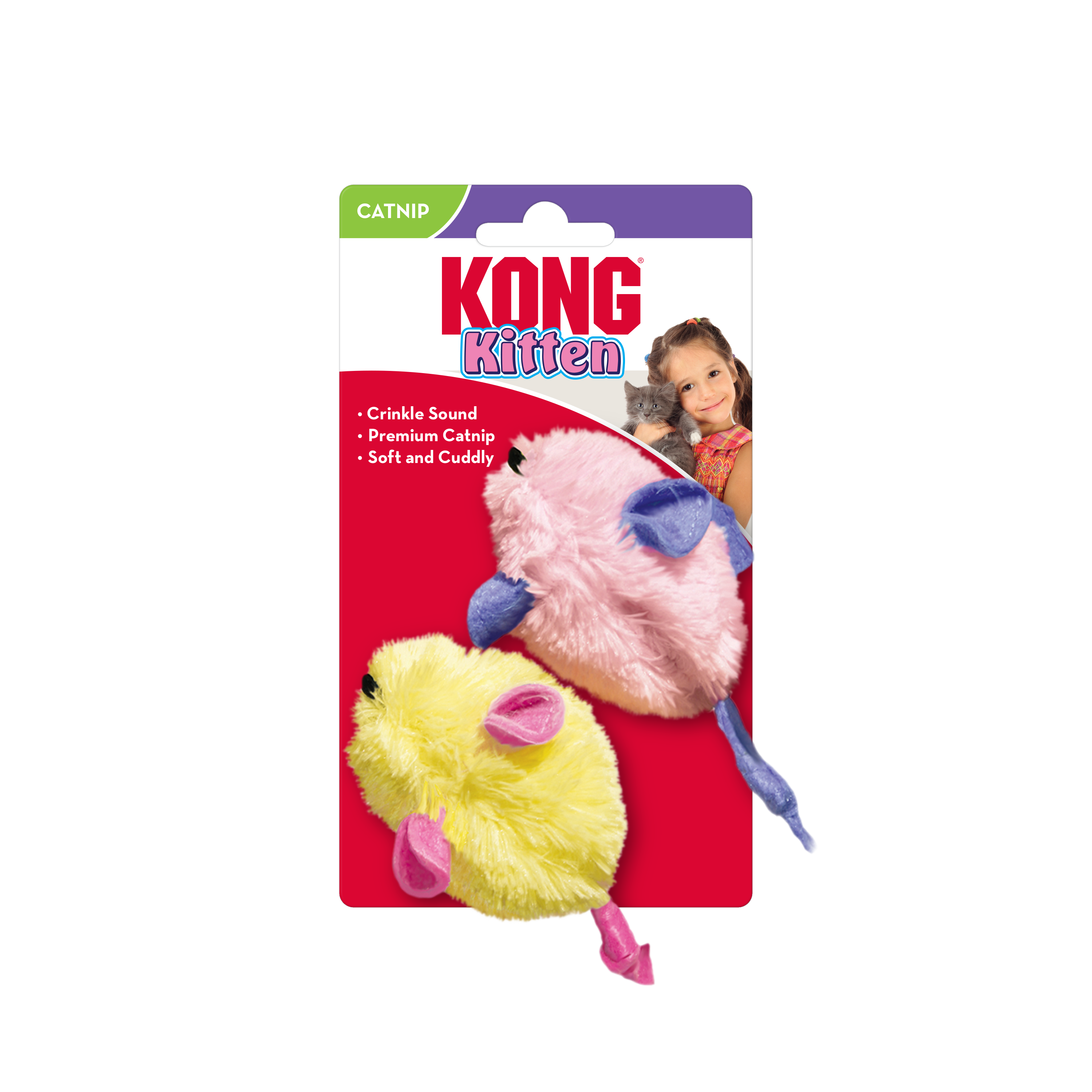 Kong Kitten Mice 2-Pk