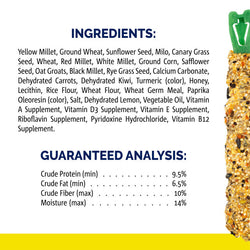 3.5oz Vitakraft Crunch Sticks Kiwi & Lemon for Cockatiels