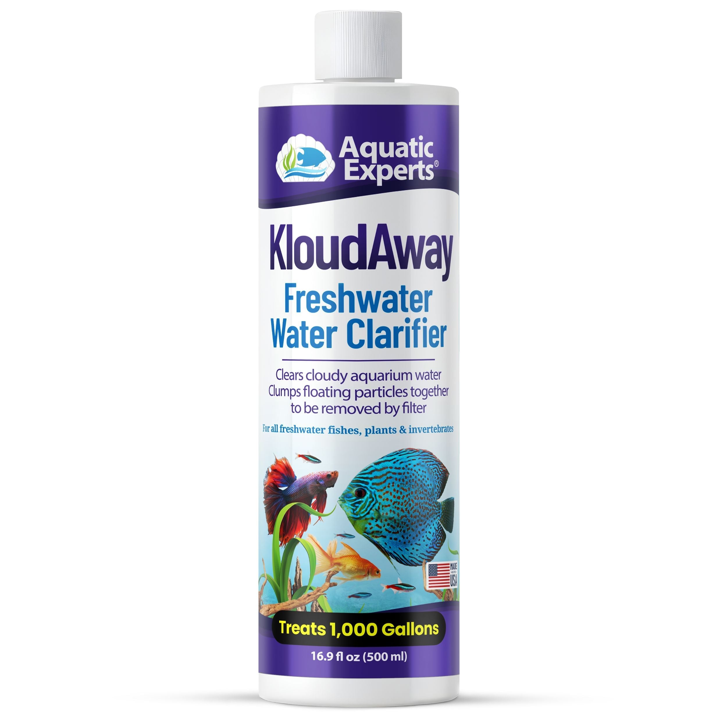 KloudAway Aquarium Water Clarifier 500ml – Freshwater Treatment | Aquatic Experts